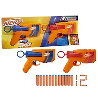 Nerf N Series, Duo Pack de blasters à fléchettes et 12 fléchettes N1
