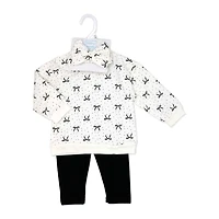 Baby Mode 3 Piece Oversized Sweater Shirt Legging Set: Floral