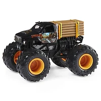 Monster Jam, Monster truck Lumberjack officiel, véhicule en métal moulé, série Arena Favorites, échelle 1:64, jouets pour garçons à partir de 3 ans