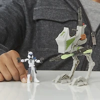 Star Wars Mission Fleet Expedition Class, Captain Rex Clone Combat, figurine de 6 cm avec véhicule