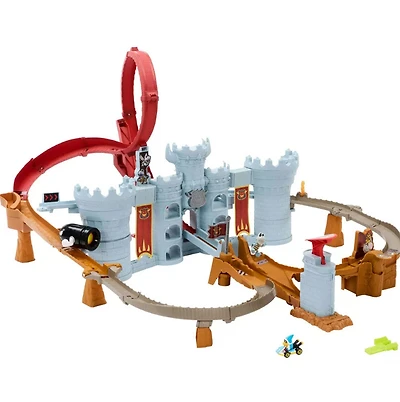 Hot Wheels-Coffret Mario Kart Château de Bowser-Avec véhicule Kamek