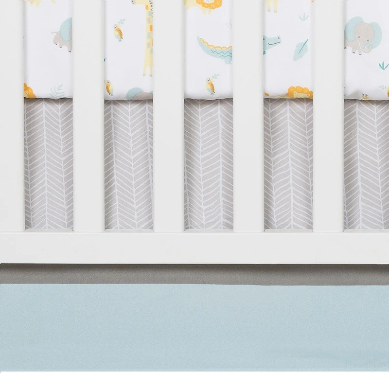 Sammy & Lou Jungle Pals 4 Piece Crib Bedding Set
