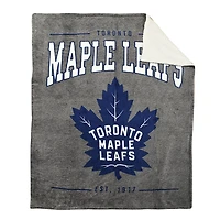 NHL Toronto Maple Leafs Superlux Sherpa Throw, 50" x 60"