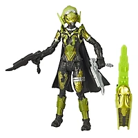 Power Rangers Beast Morphers, figurine de 15 cm du cybervilain Roxy, inspirée de la série télé Power Rangers