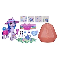 My Little Pony: A New Generation, Aventure de cristal Izzy Moonbow, figurine de poney violette
