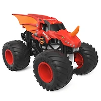 Monster Jam, Coffret Monster truck Bakugan Dragonoid Stunt Dial Set officiel en métal moulé à l'échelle 1:64