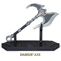 League of Legends, Official Darius Axe Collectible with Display Base, True Metal Weaponry, First Edition Collectible Grade