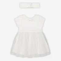Rococo ens2mcx Robe Tutu avec Bandeau Blanc