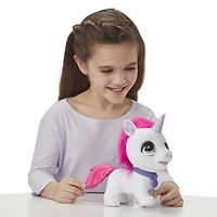 furReal Walkalots Grands pas, animal jouet licorne interactive, sons et mouvements