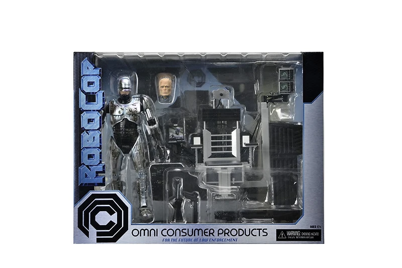 Robocop-7" Scale Action Figure- Ultimate Battle Damaged Robocop with Chair