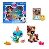 Littlest Pet Shop Paires D'Animaux De Compagnie, Paquet De 2, Fiesta De La Ferme