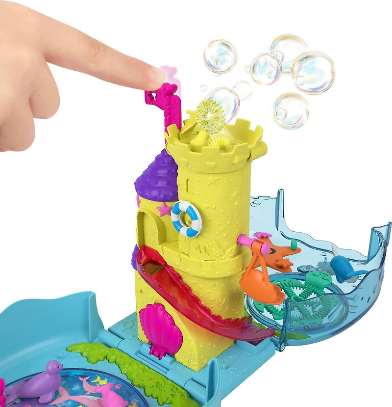 Polly Pocket - Coffret de Jeu - Aquarium à Bulles