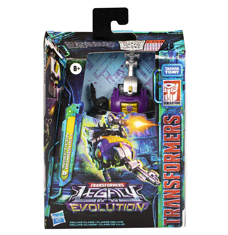 Transformers Legacy Evolution Deluxe Class Insecticon Bombshell 5.5 Inch Action Figure