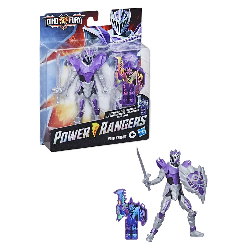 Power Rangers Dino Fury, Chevalier de Void, figurine articulée de 15 cm