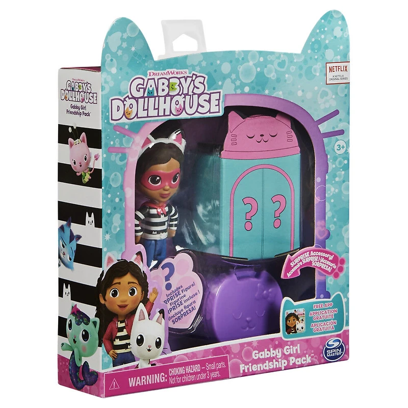 Gabby's Dollhouse, Friendship Pack avec Gabby Girl, figurine et accessoire surprises