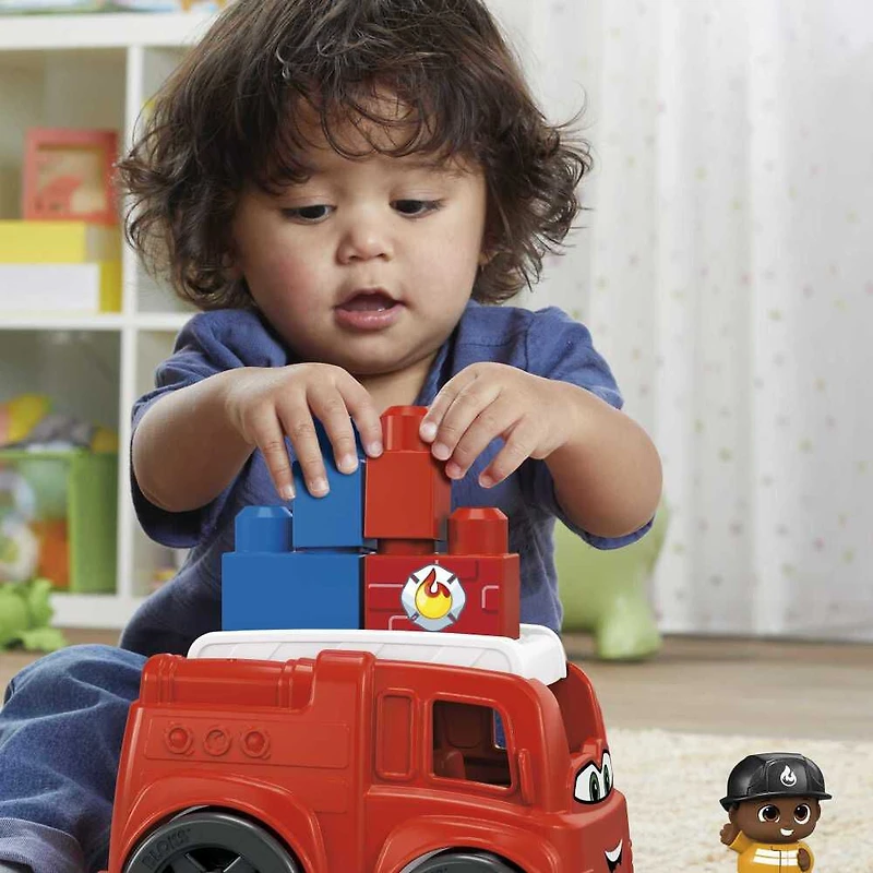 Mega Bloks - Lil'Véhicule Camion de Pompier - Freddy