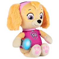 PAW Patrol, Peluche Stella à câliner avec lampe torche et effets sonores