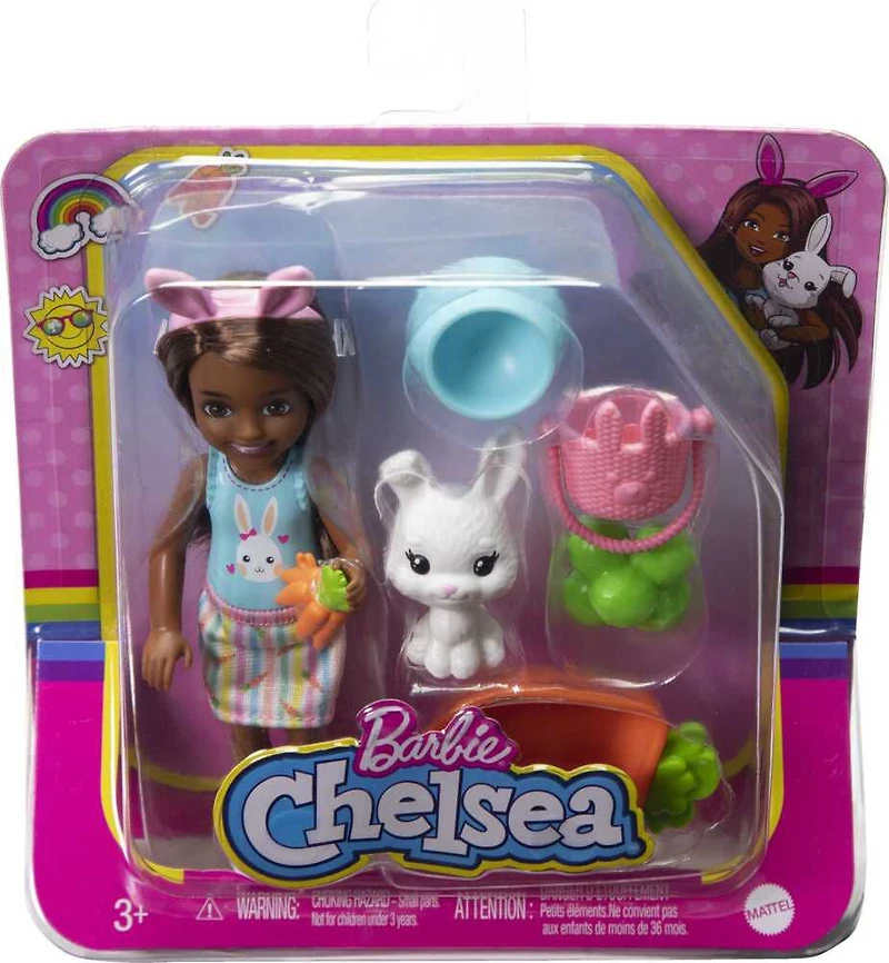 Barbie Chelsea Doll and Pet Bunny with Accessories