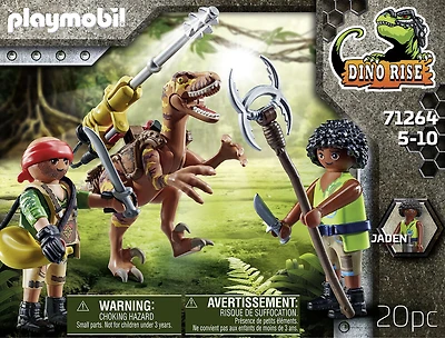 Playmobil - Deinonychus et guerriers