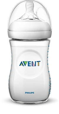 Biberon Philips Avent Naturel, transparent, 9 oz
