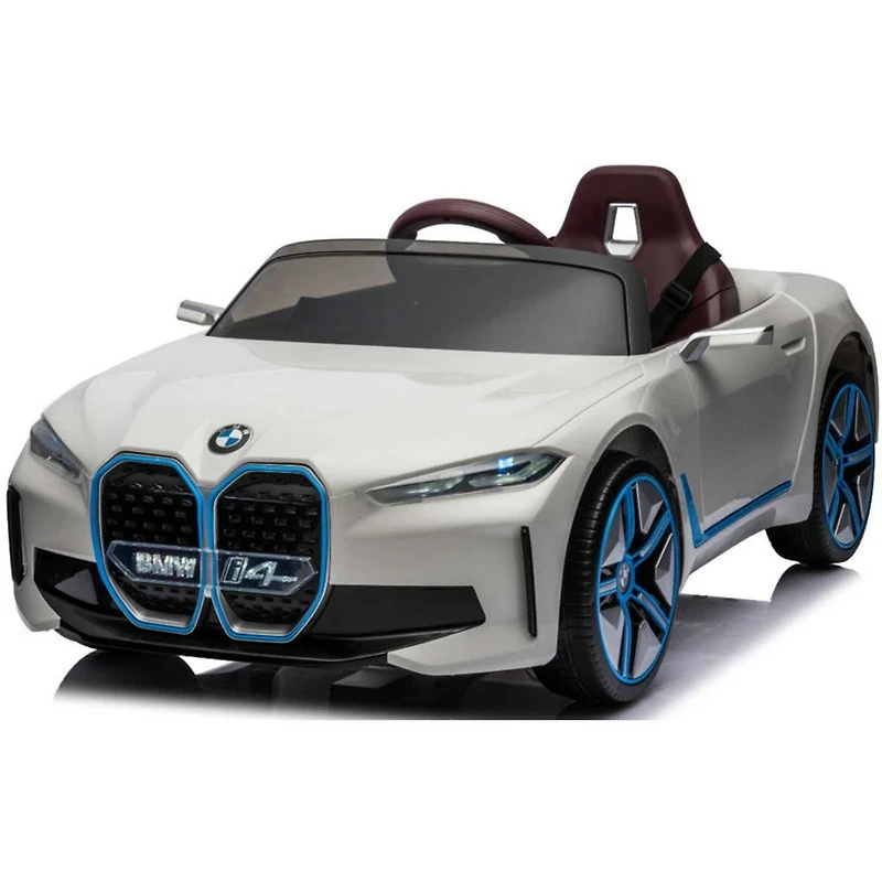 KidsVip 12V Licensed BMW i4 W/ RC- White