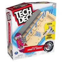 Tech Deck, Jump N' Grind X-Connect Park Creator, Coffret rampe à construire et à personnaliser avec fingerboard exclusif