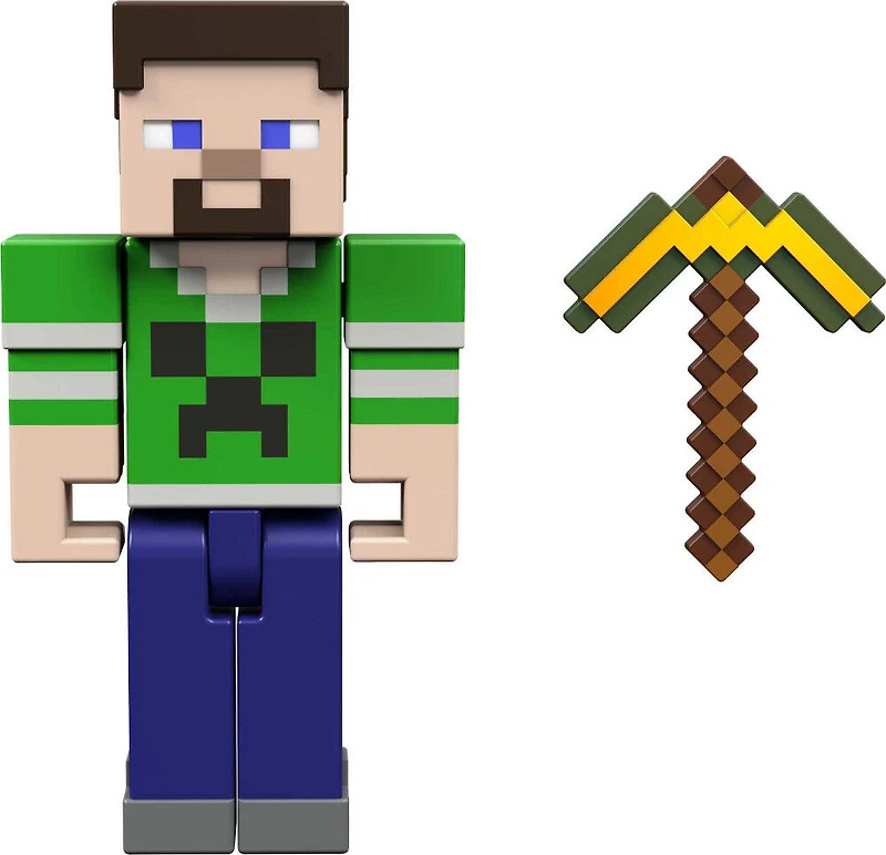 Minecraft - Figurine - Crée-Un-Portail - Steve