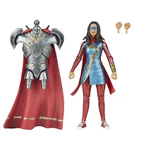 Marvel Legends Series, figurine de collection Ms. Marvel de 15 cm de la série MCU Disney+ Ms. Marvel, 3 accessoires et 1 pièce Build-a-Figure