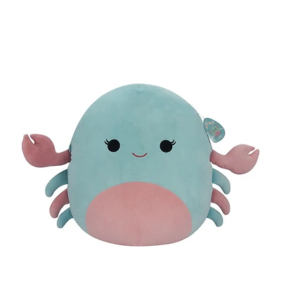 Squishmallows 14" - Isler le crabe rose et menthe
