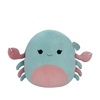 Squishmallows 14" - Isler le crabe rose et menthe