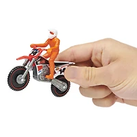 Supercross, Authentic Kevin Windham 1:24 Scale Die-Cast Motorcycle with Rider Figure, for Kids and Collectors