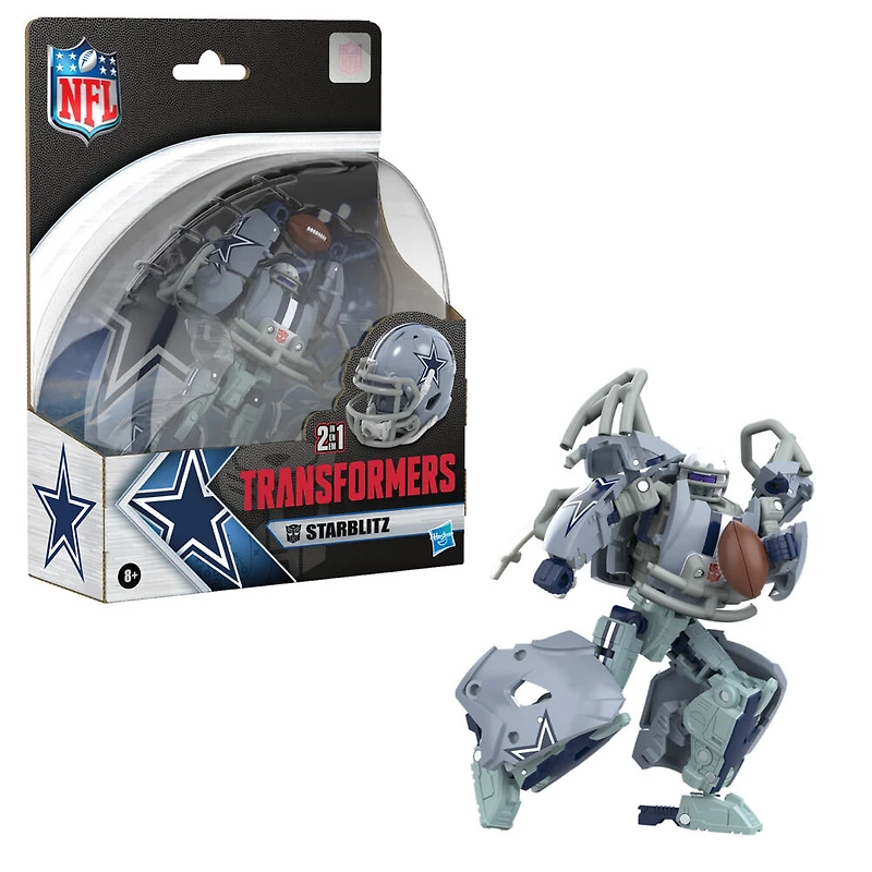 Transformers NFL Dallas Cowboys, figurine Starblitz