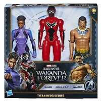 Marvel Studios' Black Panther : Wakanda Forever, pack de figurines Titan Hero Series Shuri, Ironheart et Namor - Notre exclusivité