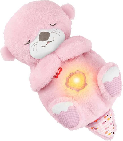 Fisher-Price Peluche Loutre apaisante, module sonore, mouv. respir.