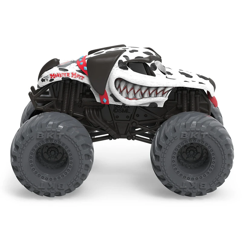 Monster Jam, Monster truck Monster Mutt Dalmatian officiel, échelle 1:70