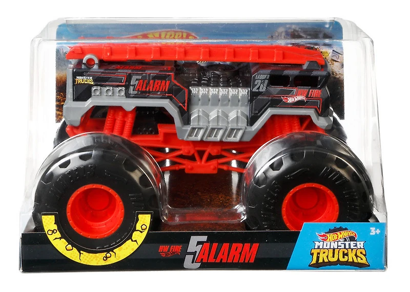 Hot Wheels Monster Trucks 1:24 Scale 5 Alarm Vehicle