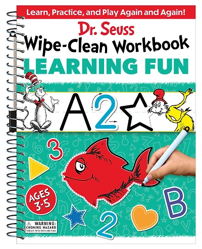 Dr. Seuss Wipe-Clean Workbook: Learning Fun - Édition anglaise
