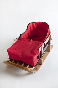 JAB - Grand traîneau Deluxe pour enfant avec coussin