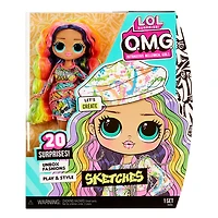 Poupée-mannequin LOL Surprise OMG, Sketches, avec 20 surprises