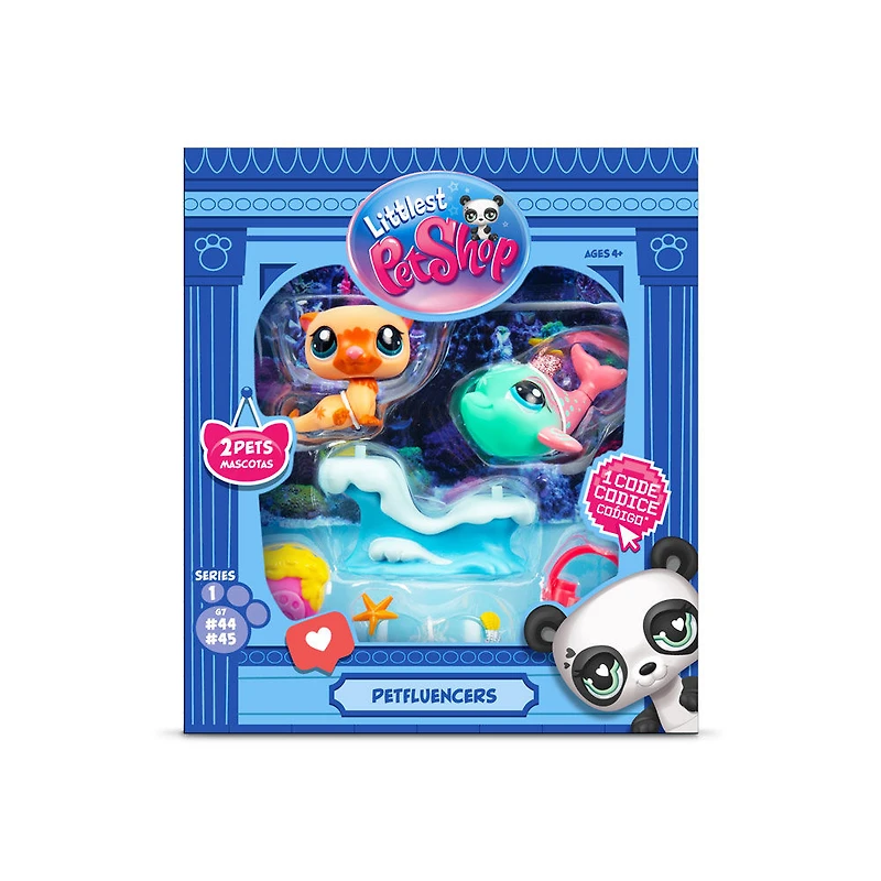 Littlest Pet Shop Petfluencers Aquarium Shell-Fie - Notre exclusivité