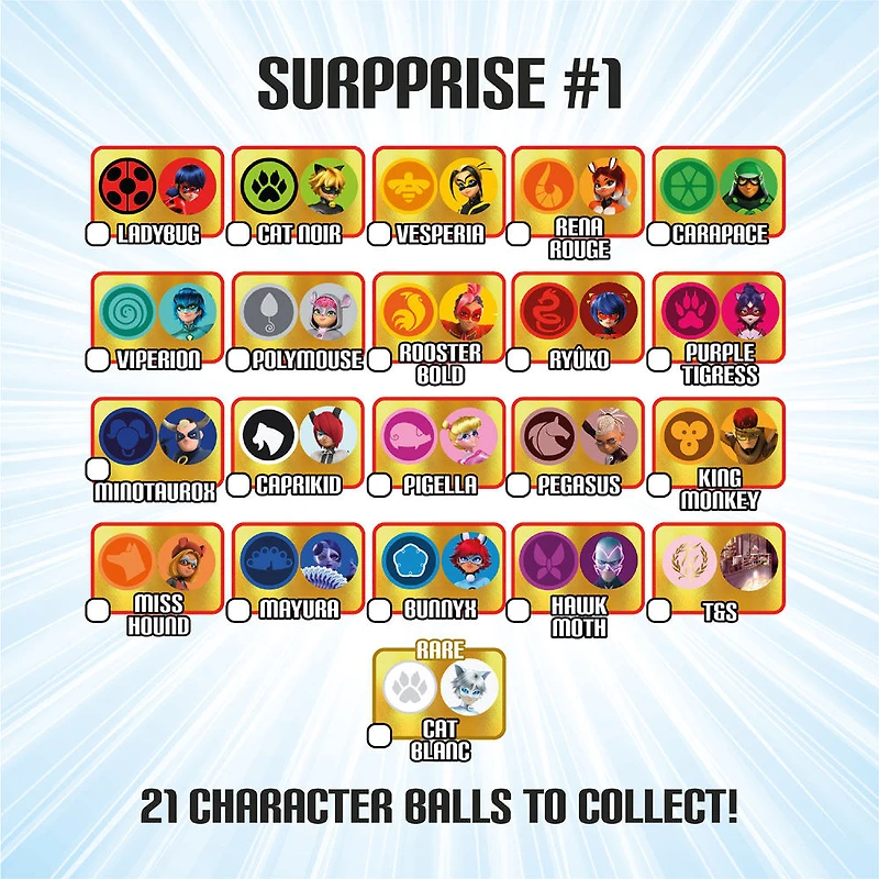 Peluche Miraculeux Series 1 Miraball 4-in-1 Surprise