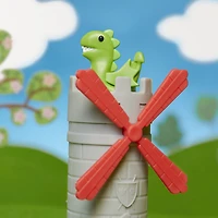 Peppa Pig Peppa's Club Peppa's Mini Golf Preschool Playset Toy, Features 2 Figures and Spinning Windmill