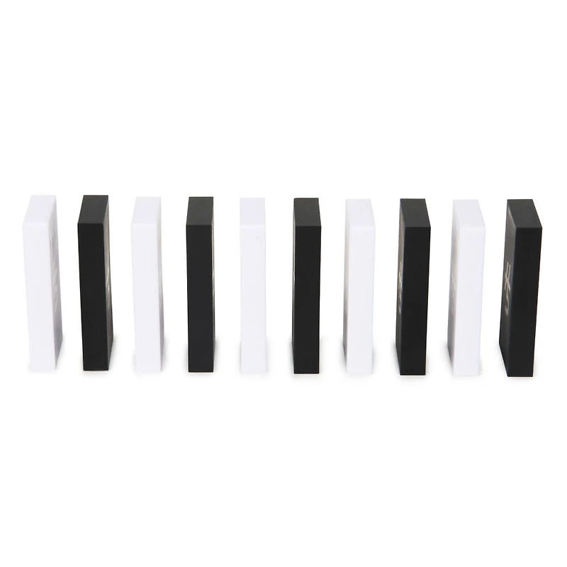 H5 Domino Creations, Coffret de 60 pièces noires/blanches par Lily Hevesh, artiste domino sur Youtube