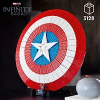 LEGO Marvel Le bouclier de Capitaine America 76262 Ensemble de construction (3128 pièces)