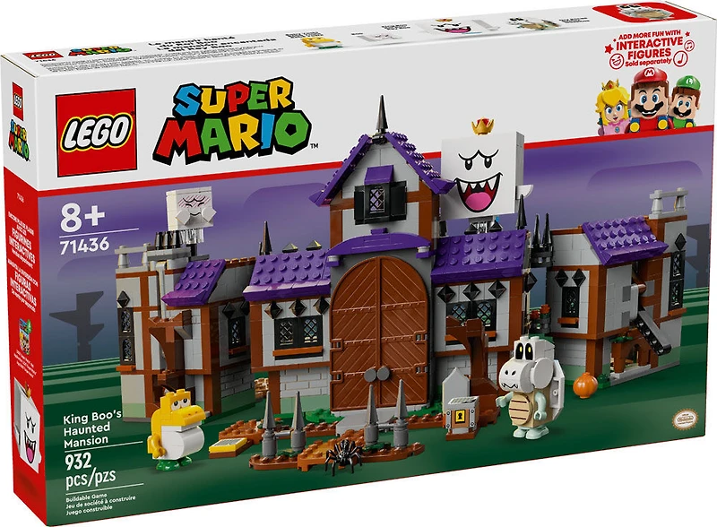 LEGO Super Mario King Boo's Haunted Mansion, Ghost Toy, Nintendo Video Game Toy Collectible, 71436