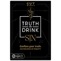Truth or Drink: Sin Edition, jeu de groupe pour adultes, dès 21 ans - Édition anglaise