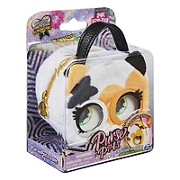 Micro Purse Pets, Chaton 24K Kitt-tea, Petit sac à main élégant qui lève les yeux au ciel