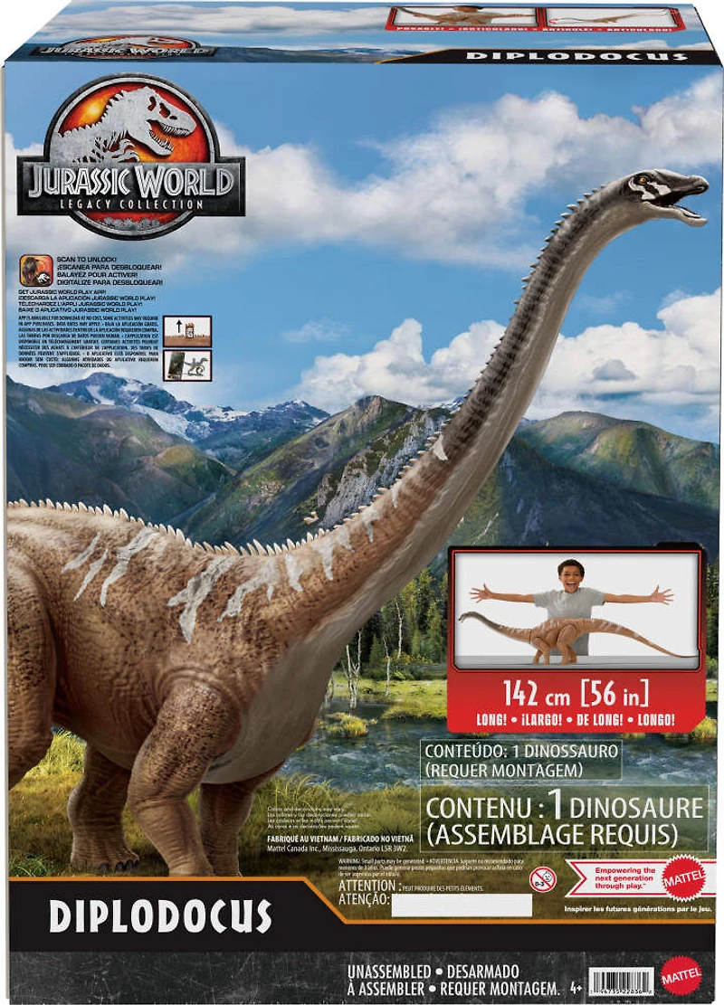 Jurassic World Diplodocus Legacy Collection Figurine de dinosaur