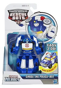 Playskool Heroes Transformers Rescue Bots - Figurine Chase le robot policier