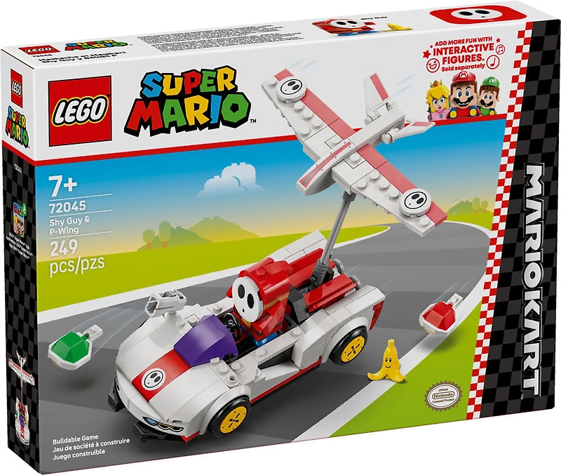 LEGO Super Mario : Mario Kart - Maskache et Magikart, Cadeau d'Anniversaire pour Enfants 72045